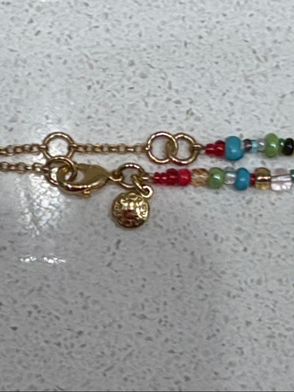 J Crew Pearl and Multi Color Seed Bead Necklace - Picture 3 of 6